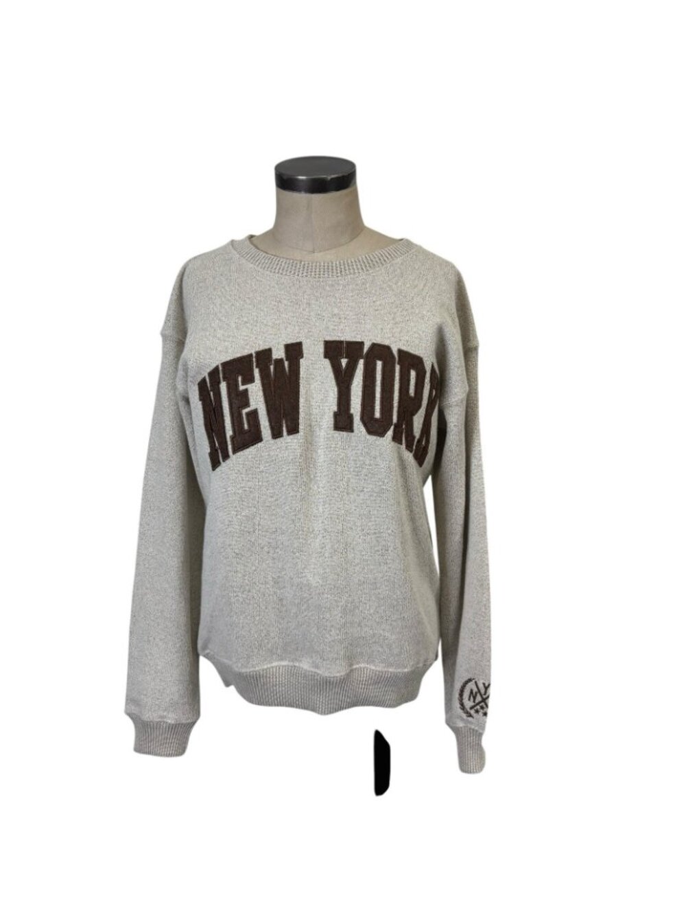 NEW YORK Spell Out Crewneck Sweatshirt Small - Picture 2 of 9